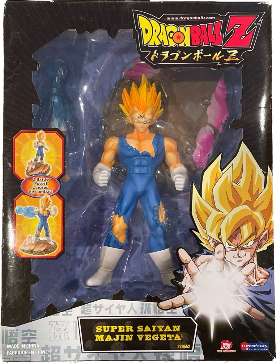 Dragon Ball Z Super Saiyan Majin Vegeta 2 Battle Poses Action Figure