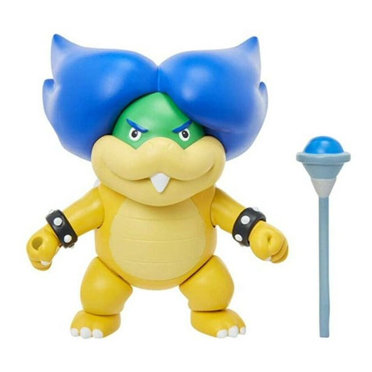 Super Mario Ludwig Von Koopa Articulated 4” Figure with Magic Wand