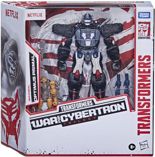 Transformers Generations War for Cybertron Series Maximal Optimus Primal & Rattrap Action Figures