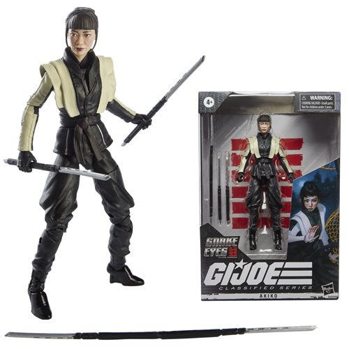 G.I. Joe Classified Series 6-Inch Snake Eyes Akiko Action Figure