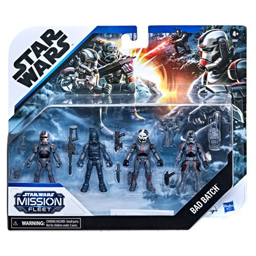 Star Wars Mission Fleet Clone Commando Clash 4-pack Action Figures