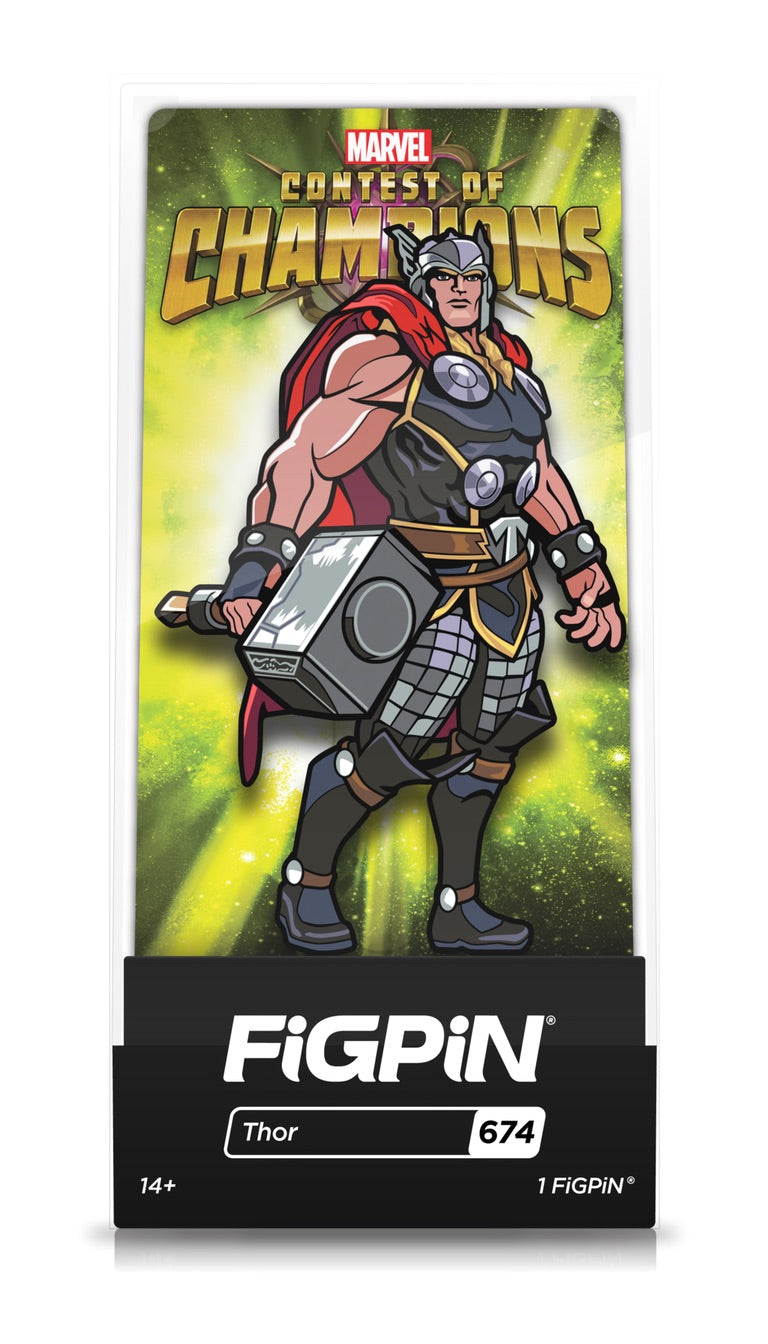 FiGPiN Marvel Contest Champions Thor Collectible Enamel Pin #674