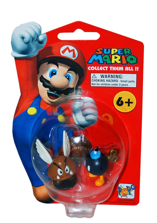 2007 Super Mario Action Figure: Paragoomba & Bob-Omb