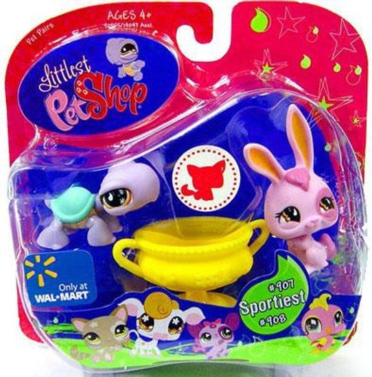 Littlest Pet Shop Sportiest Walmart Exclusive Toy Figure Set #907/908