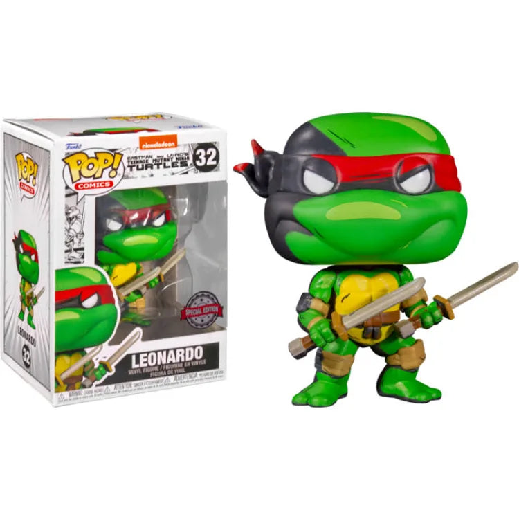 Funko Pop Teenage Mutant Ninja Turtles Comic Leonardo #32