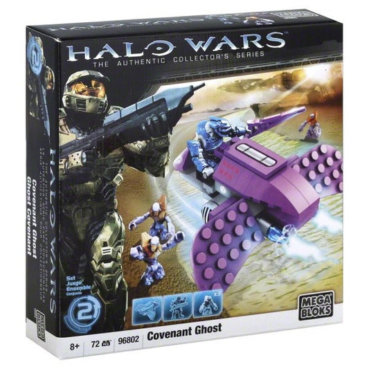 Mega Bloks Halo Wars Covenant Ghost 72 Pcs #96802