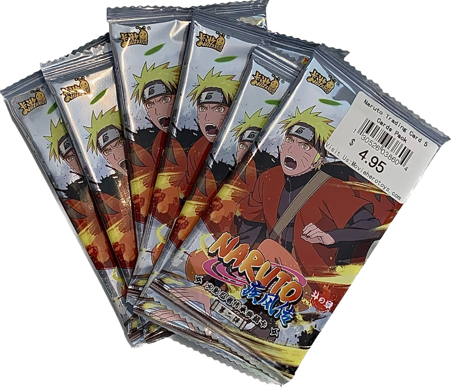 Naruto Shippuden Trading Card Pack (5 cards)
