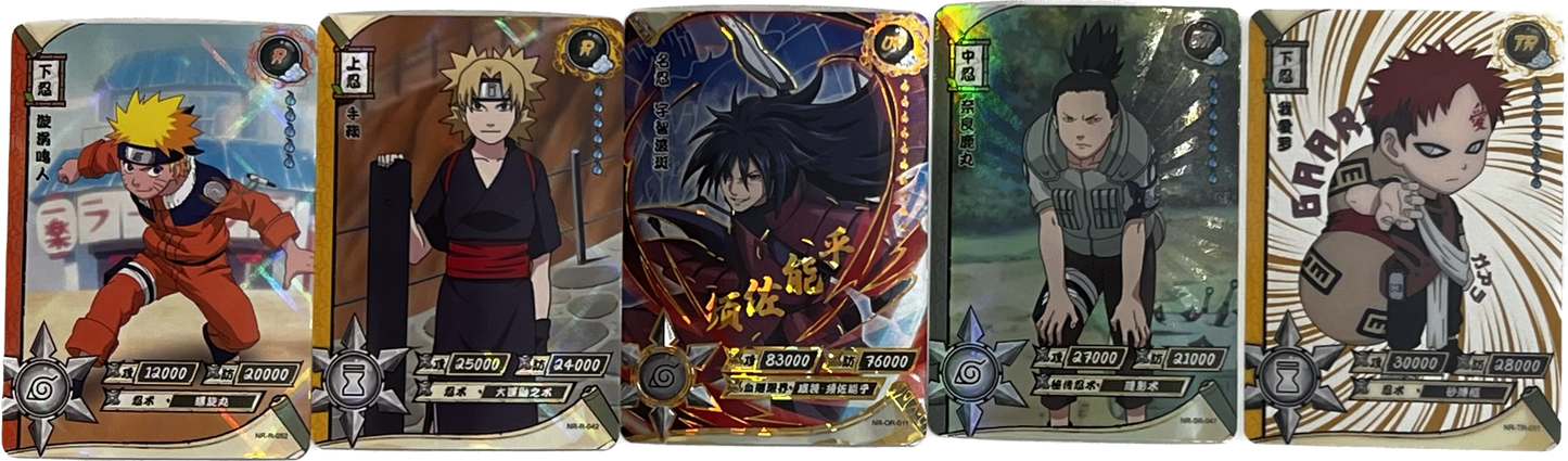 Naruto Shippuden Trading Card Pack (5 cards)