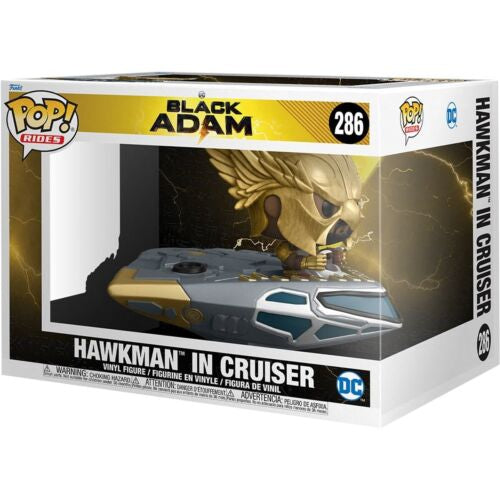 Funko Pop Black Adam 286 Hawkman in Cruiser