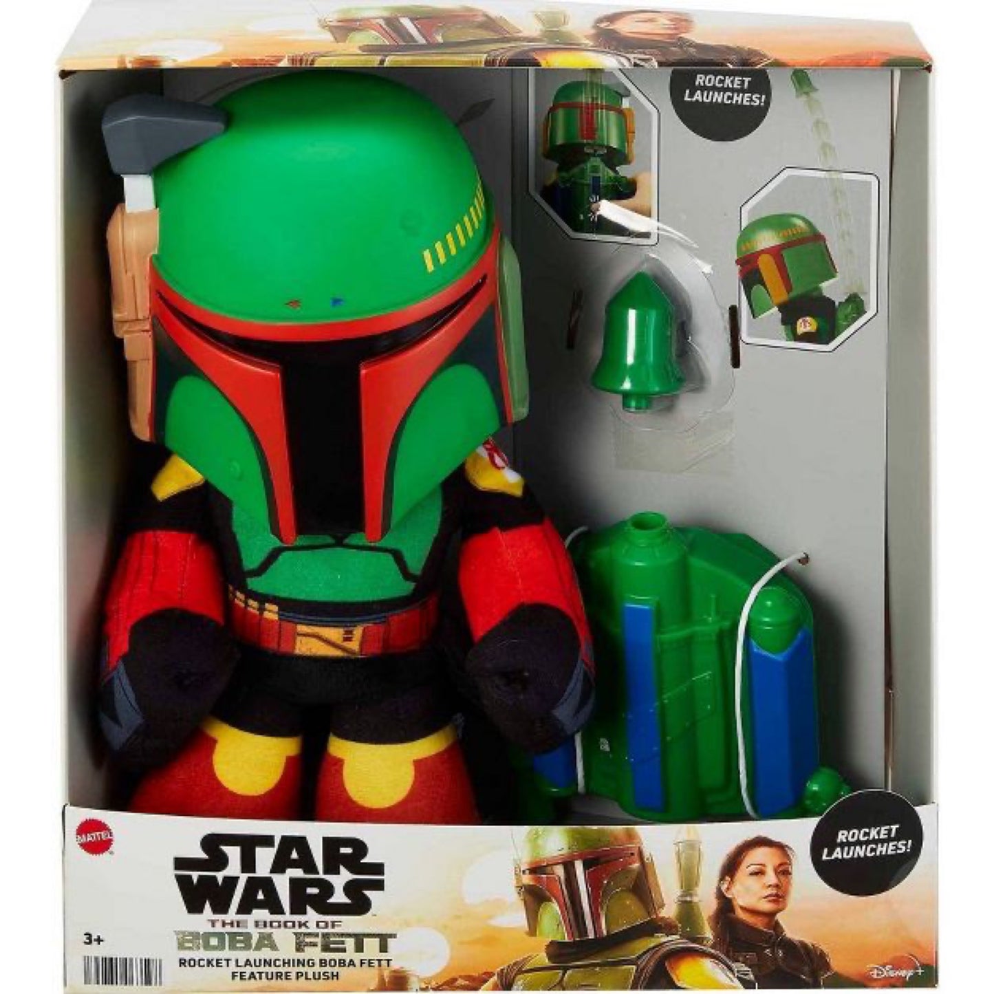 Star Wars Rocket Launching Boba Fett Feature Plush