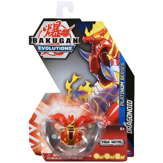 Bakugan Evolutions, Dragonoid (Red), Platinum Series True Metal Bakugan