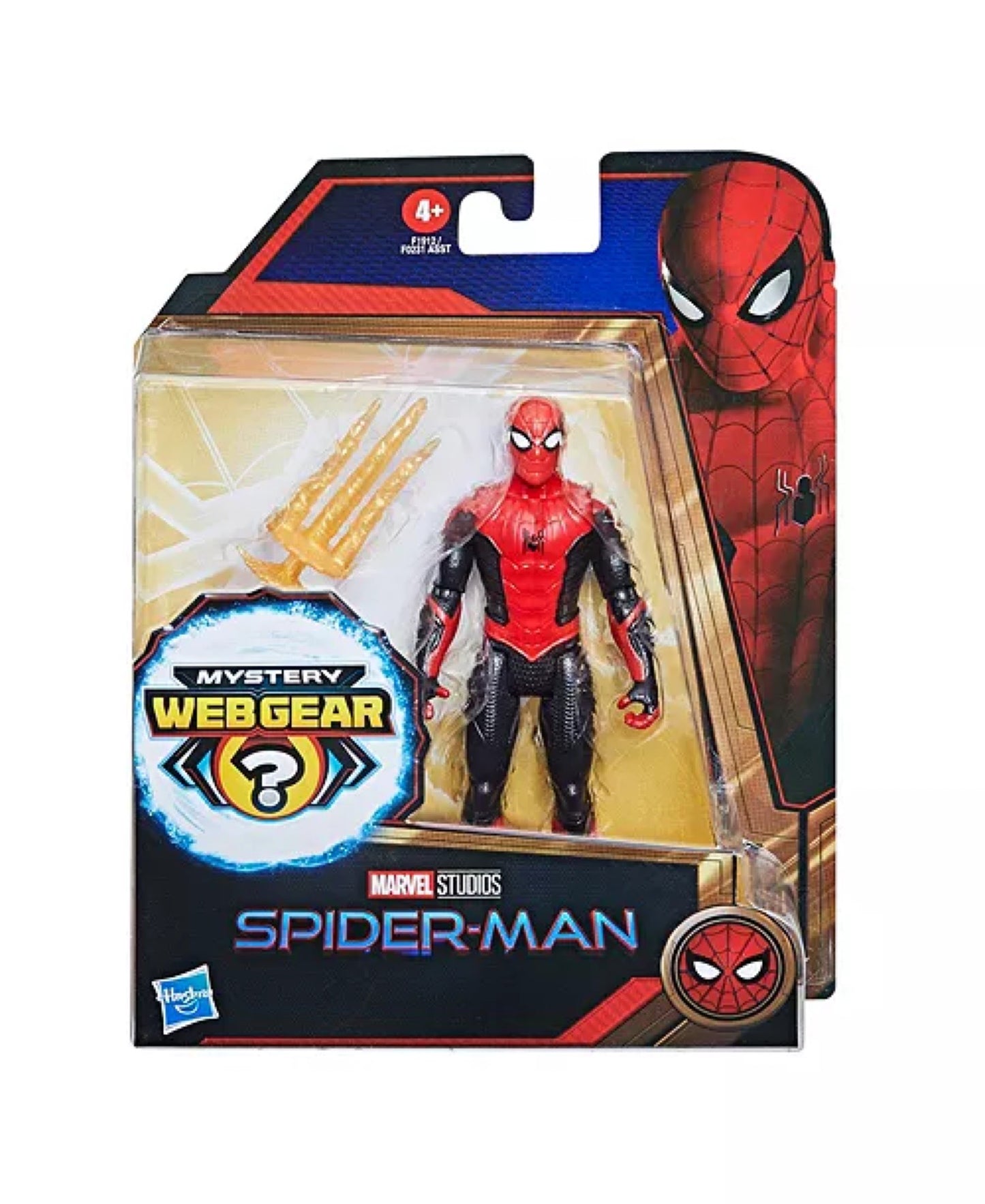 Marvel Spider-Man Mystery Web Gear Upgraded Black and Red Suit Spider-Man