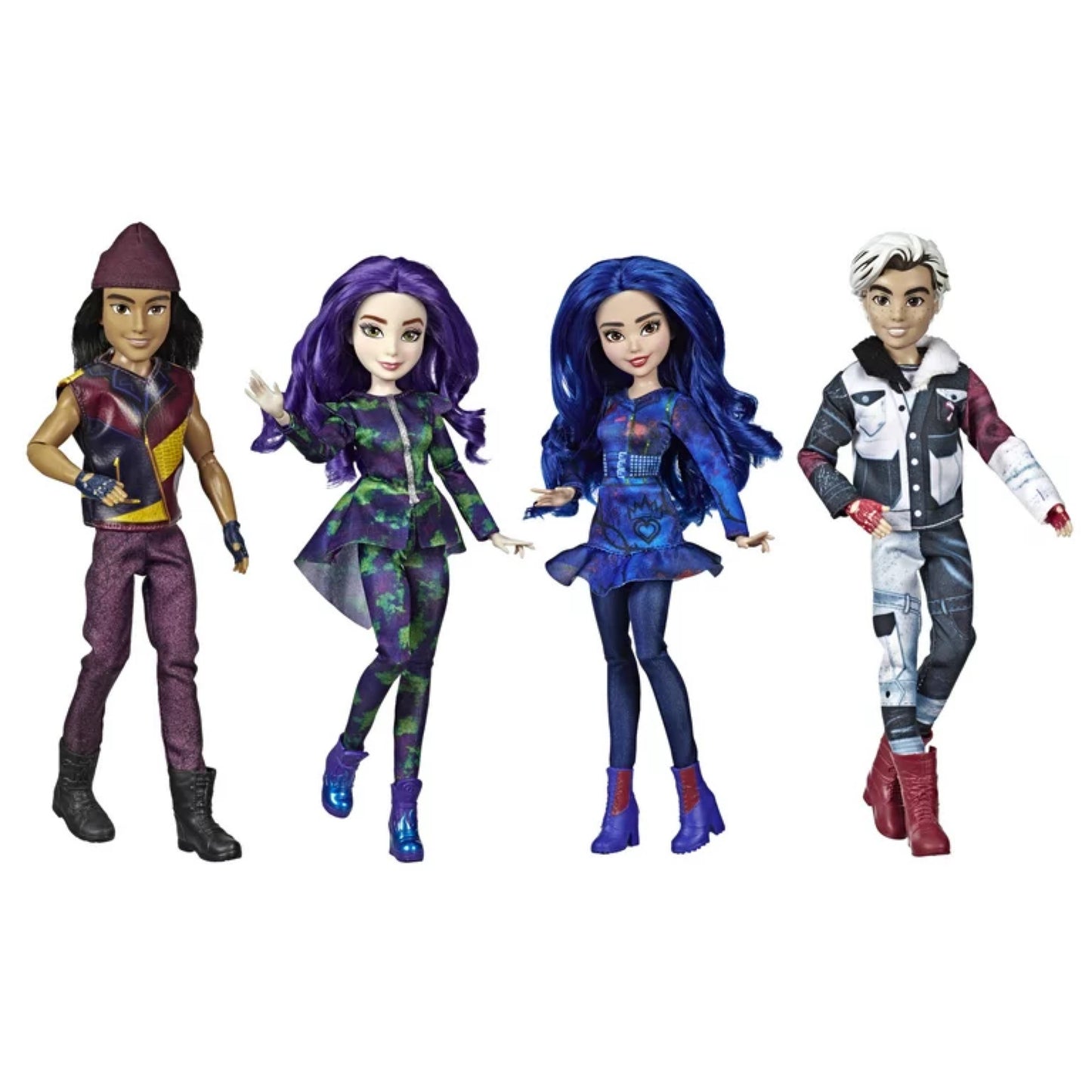 Disney Descendants Isle of the Lost Collection. Includes 4 Pack of Dolls