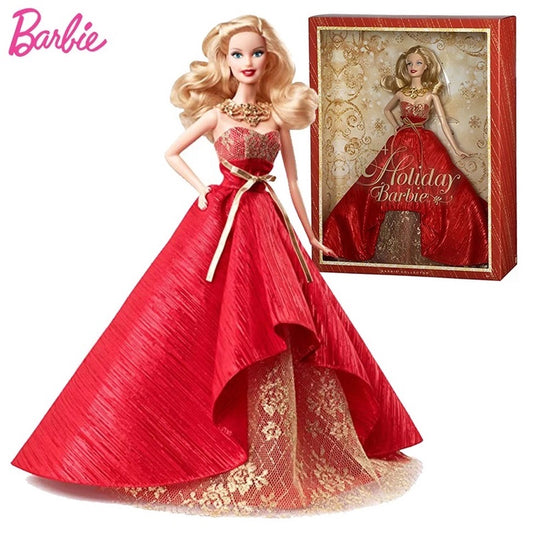 2014 Holiday Barbie (gold hair)