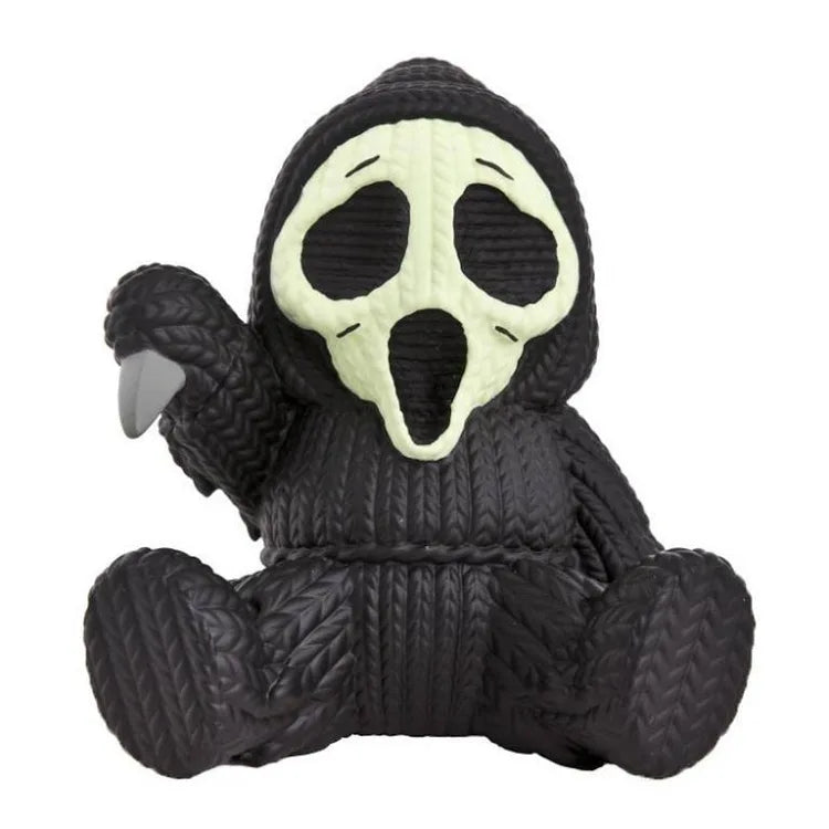 Handmade by Robots Knit Series Ghost Face Glow-in-the-Dark 5-in Vinyl Figure #083