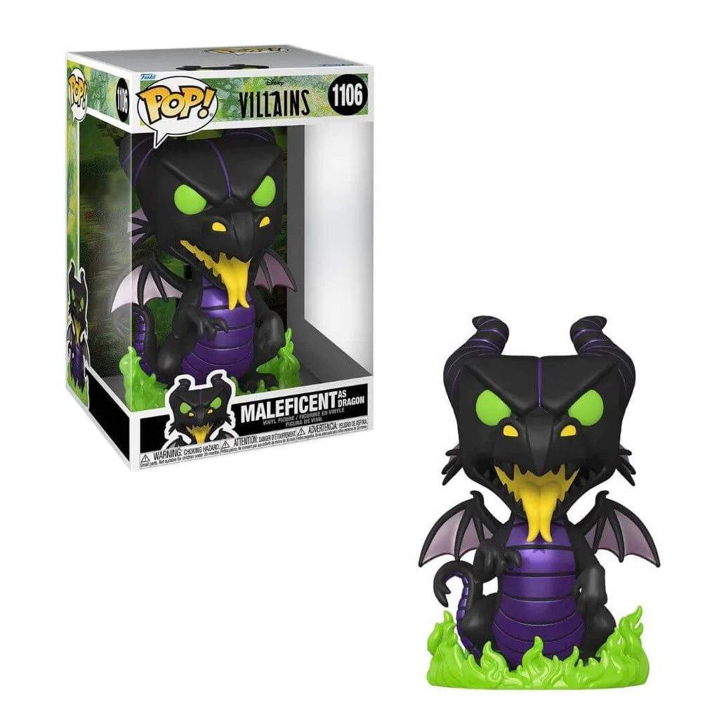 Funko Pop 10” Disney Villains Maleficent as Dragon 1106