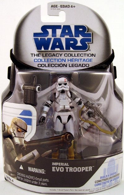 Star Wars The Legacy Cllection "Build A Droid"  Imperial Evo Trooper
