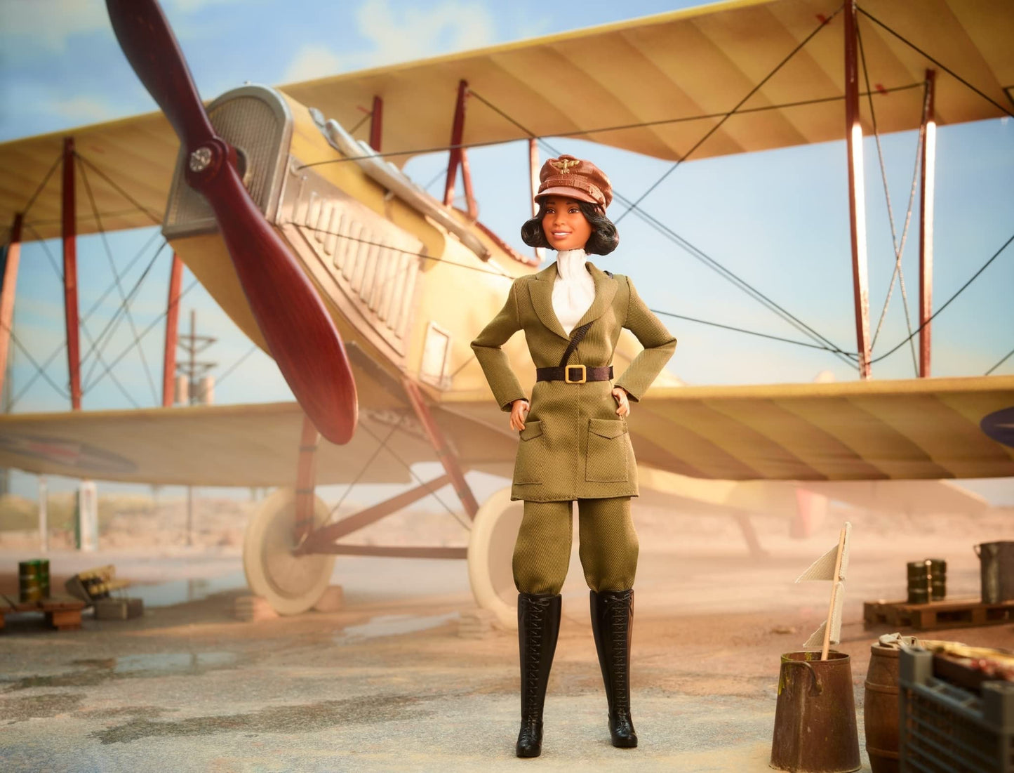 Barbie Doll Bessie Coleman Inspiring Women Collector Series Signature Displayable Packaging