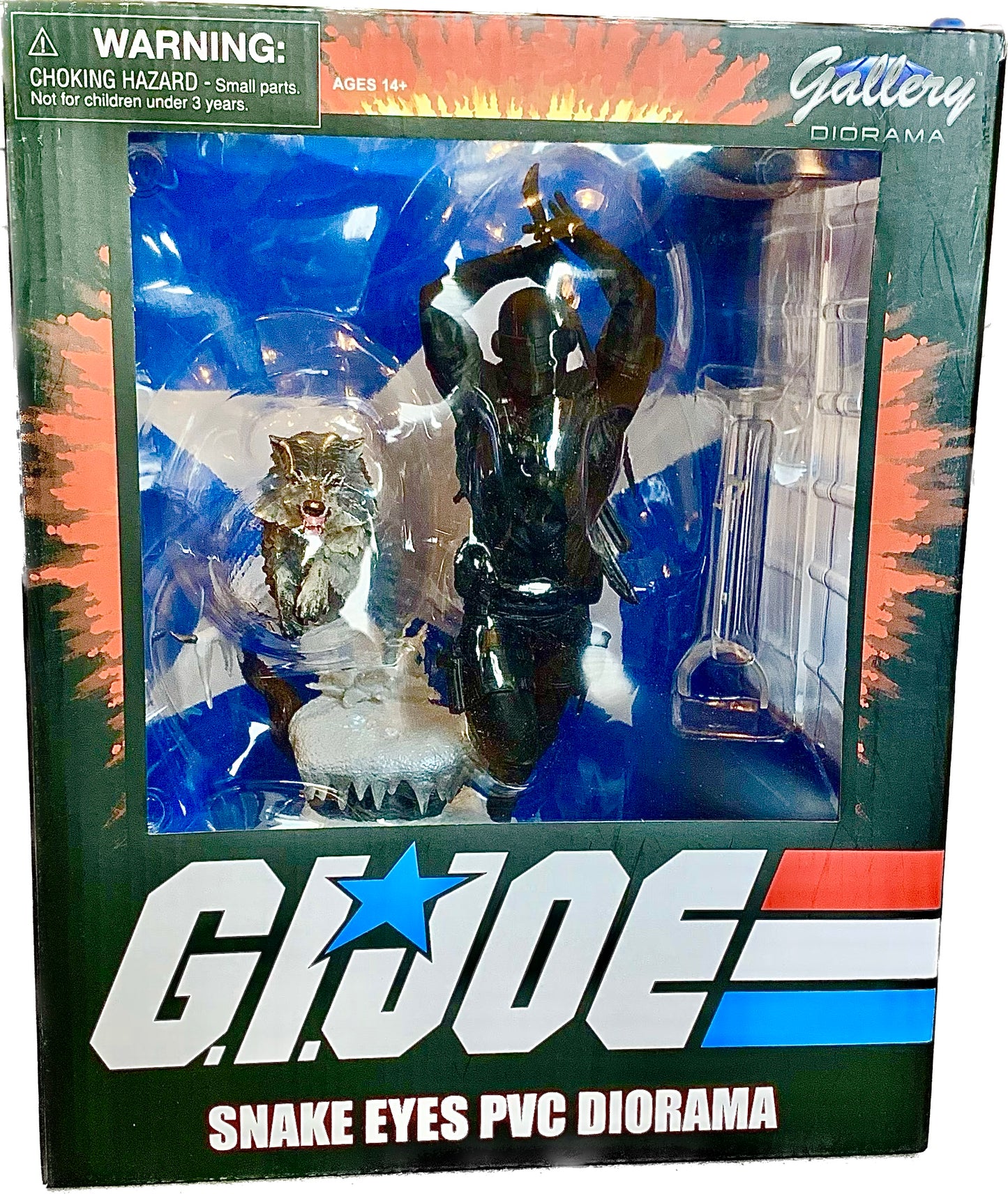Diamond Select Toys G.I. Joe Snake Eyes and Timber Gallery 11-in Statue