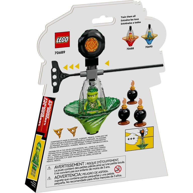 LEGO NINJAGO Lloyd’s Spinjitzu Ninja Training 70689 Spinning Toy Building Kit with NINJAGO Lloyd (32 Pieces)