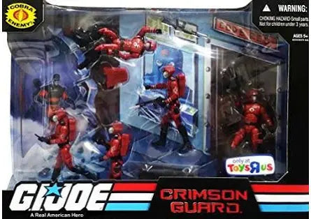 G.I. Joe Exclusive Action Figure Troop Builders Set Cobra Crimson Guard