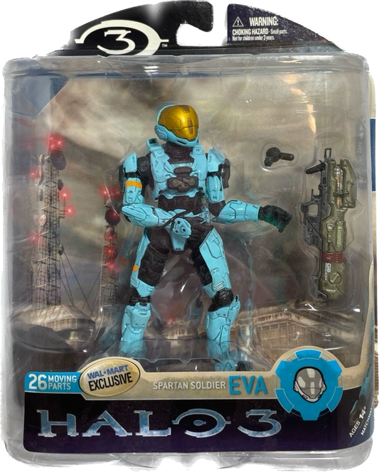 Halo 3 Series 3 Walmart Exclusive Spartan Soldier Eva Action Figure