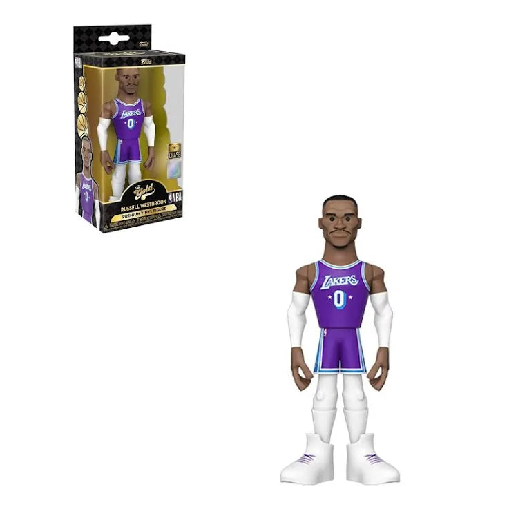 Funko Gold NBA Lakers Russell Westbrook 5-inch Vinyl Figure *Chase*