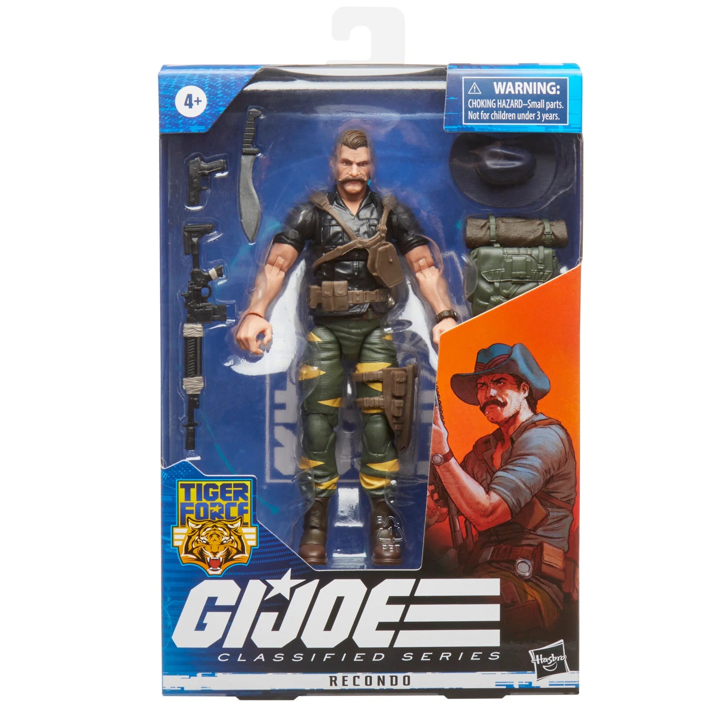 G.I. Joe Classified Series Tiger Force 6-inch Recondo Action Figure, Accessories