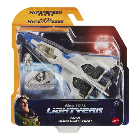 Disney Pixar Lightyear Hyperspeed Series XL-01 Spaceship & Buzz Lightyear Figure