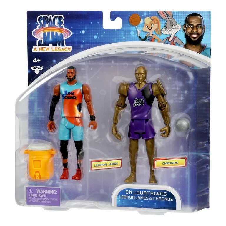Space Jam On Court Rivals LeBron James & Chronos Figure