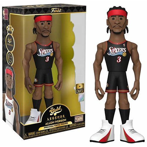 Funko Gold Premium Vinyl Figure NBA Legends ALLEN IVERSON 12” *CHASE*