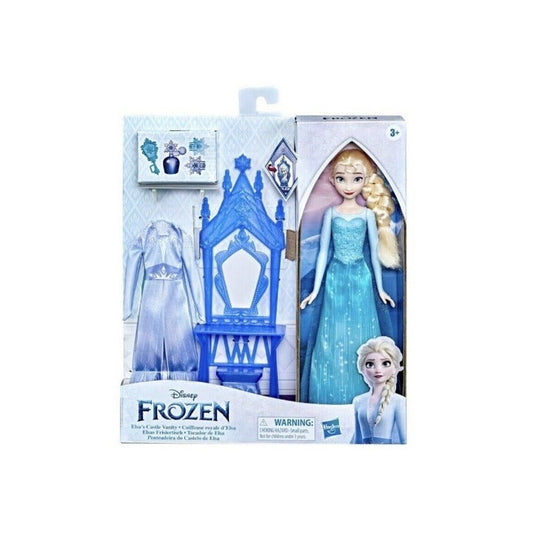 Disney Frozen Elsa’s Castle Vanity Play Set W/ Elisa Figurine & Clothes