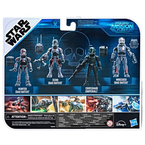Star Wars Mission Fleet Clone Commando Clash 4-pack Action Figures