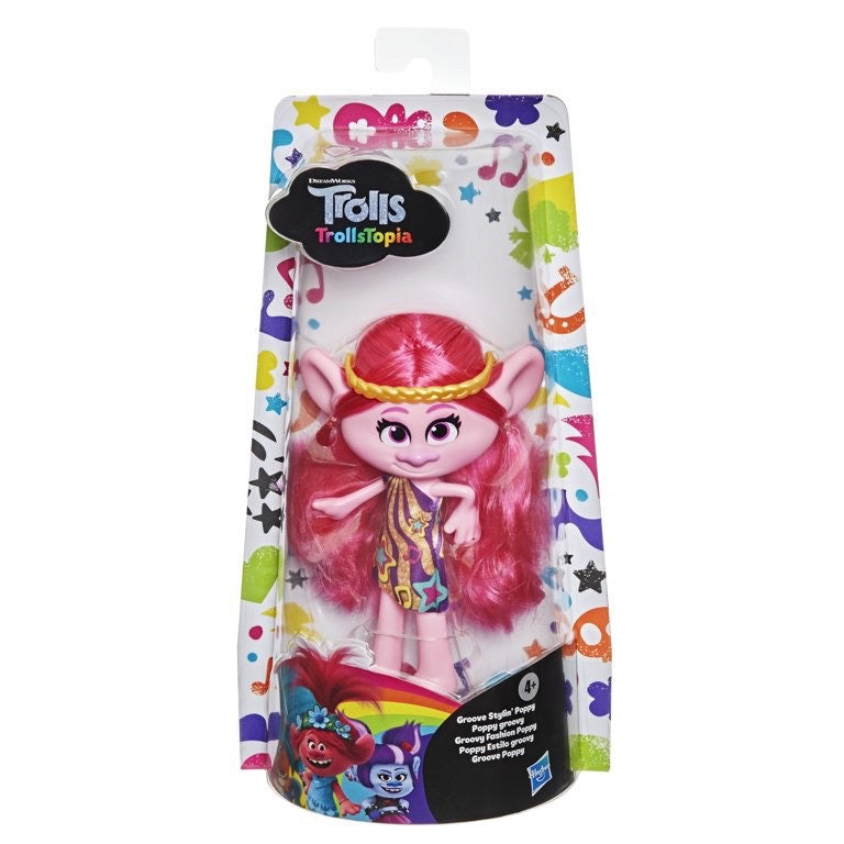 DreamWorks Trolls Groove Stylin Poppy Fashion Doll Playset
