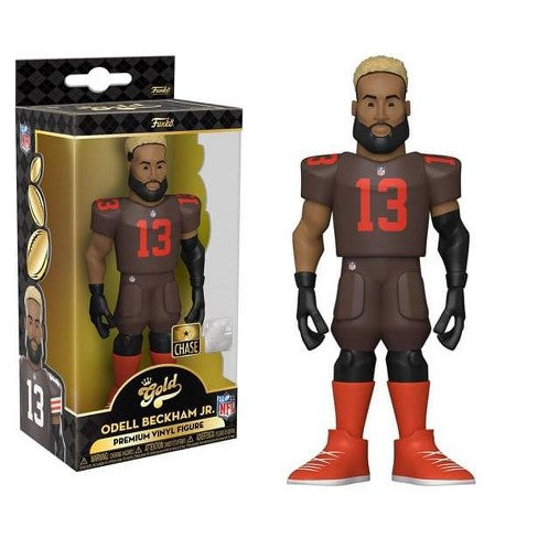 Cleveland Browns NFL Funko Gold 5 Inch Vinyl Figure | Odell Beckham Jr CHASE