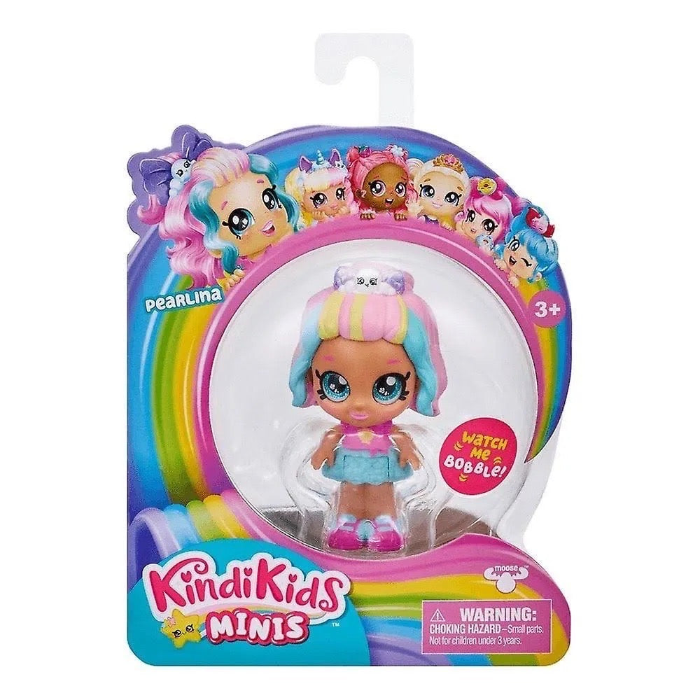 Kindi Kids Minis Collectible Posable Bobble Head Figurine 1pc - Pearlina