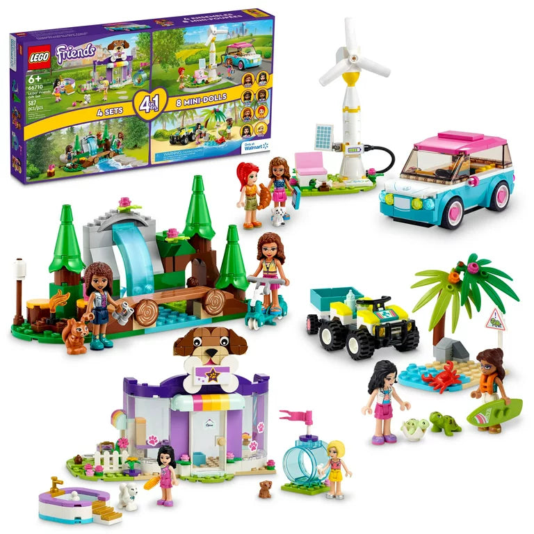 LEGO Friends 66710 4-in-1 Building Toy Gift Set 587 Pcs