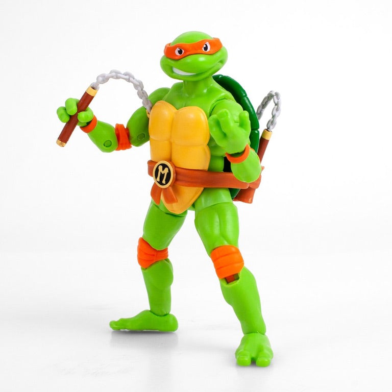 BST AXN Teenage Mutant Ninja Turtles Michelangelo 5-in Action Figure BST-1