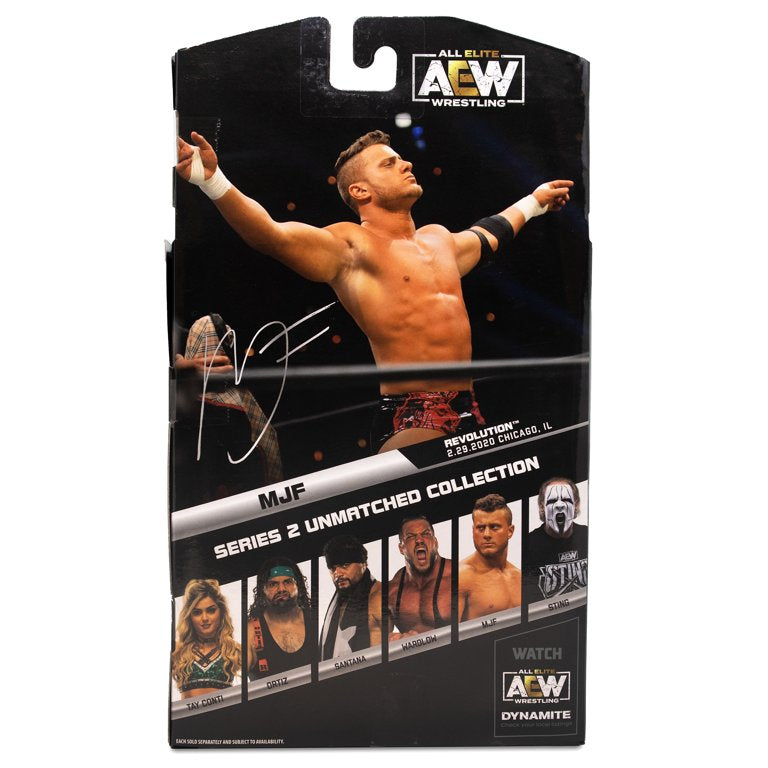 AEW All Elite Wrestling Unrivaled 6.5” Action Figure MJF Figure Pack