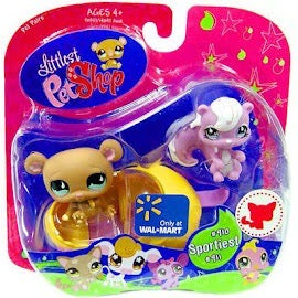 Littlest Pet Shop Sportiest Walmart Exclusive Toy Figure Set #910 / 911