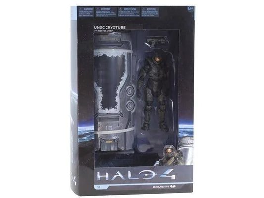 HALO 4 UNSC CRYOTUBE WITH MASTER CHIEF FIGURE - MCFARLANE TOYS