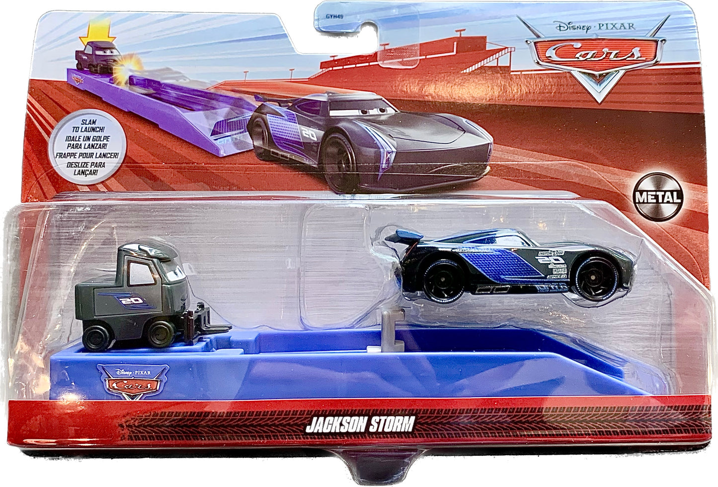 Disney/Pixar Cars Metal Die-Cast Vehicle Launchers Jackson Storm & Pit