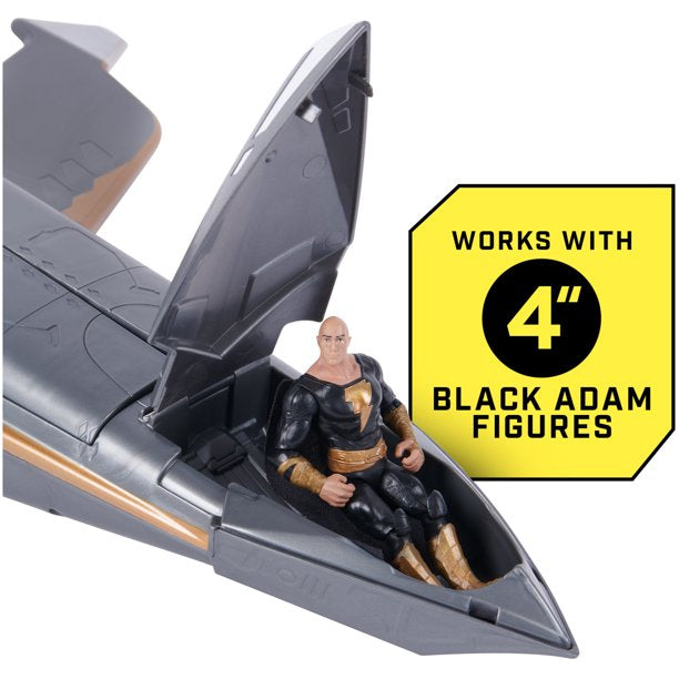 DC Comics, Hawk Cruiser Patrol with 2 Figures Black Adam + Hawkman