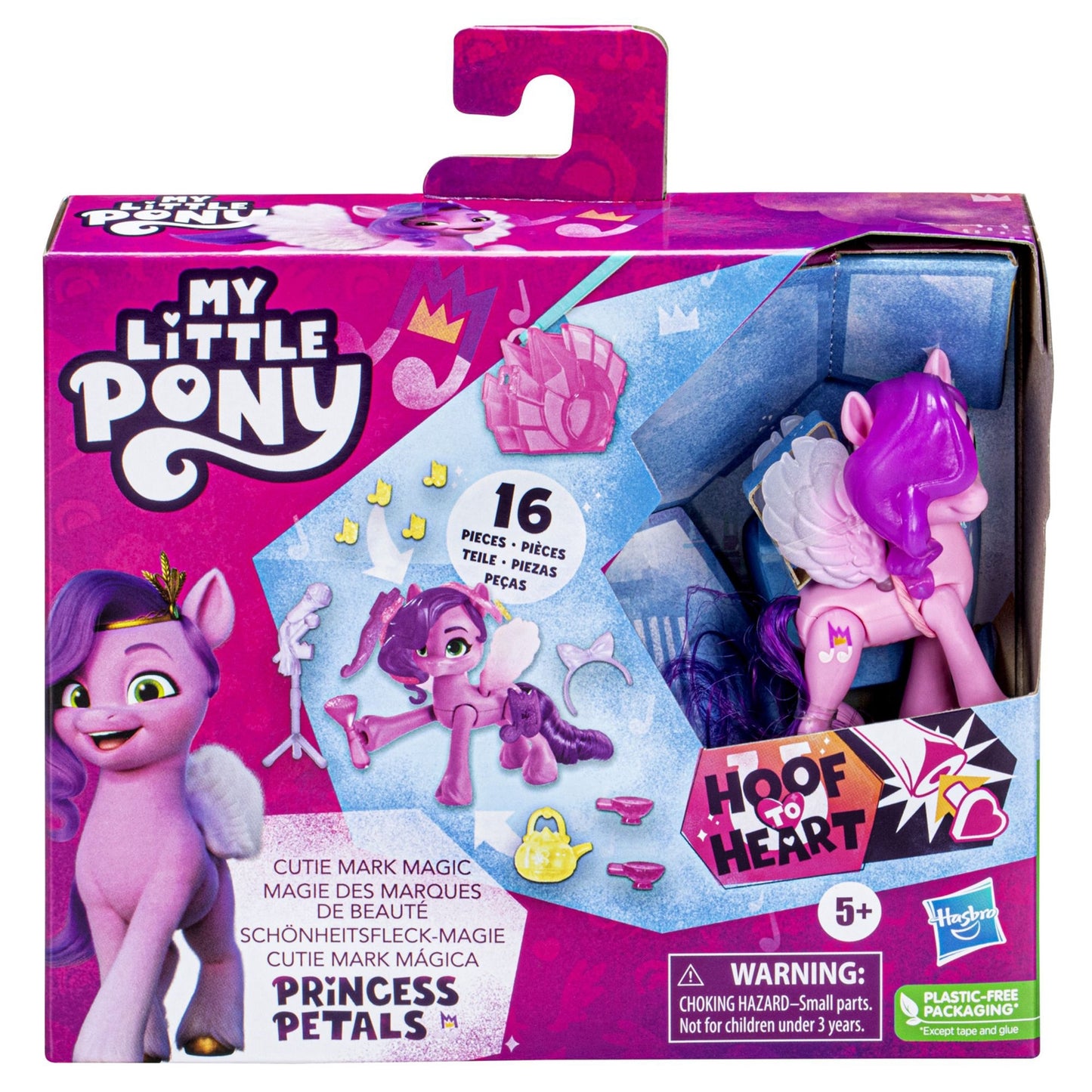 My Little Pony Toy Cutie Mark Magic Princess Pipp Petals Mini-Figure