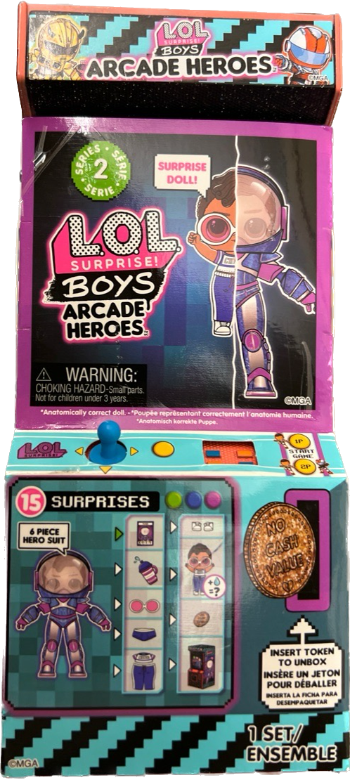 Lol Surprise Boys Arcade Heros Surprise Doll Movie Hero Toys 4377