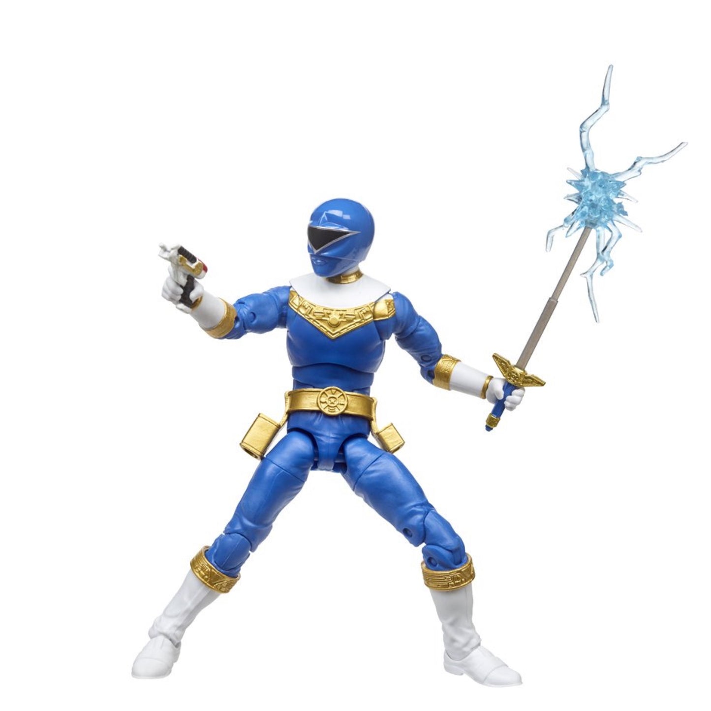 Zeo Power Rangers Blue Ranger Lightning Collection Action Figure