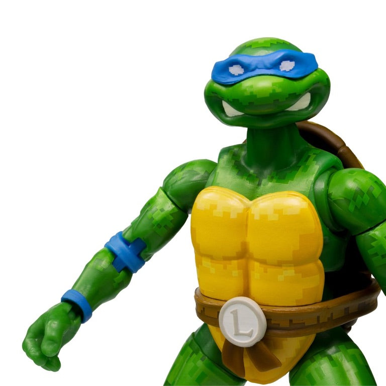 The Loyal Subjects Teenage Mutant Ninja Turtles Leo Arcade Game BST AXN 5-in Action Figure GameStop Exclusive