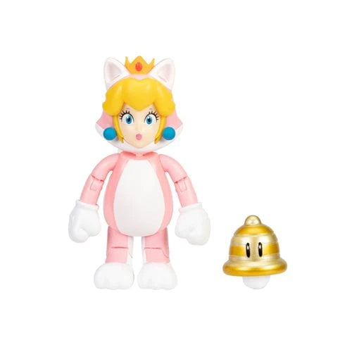 Super Mario World of Nintendo 4” Cat Peach with Super Bell Figure