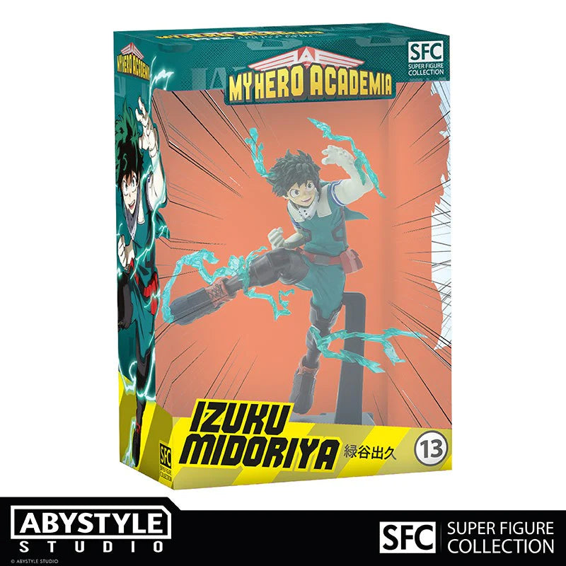 Abystyle Studio My Hero Academia Izuku Midoriya SFC Collectible PVC Figure 6.5" Tall Statue MHA Anime Manga Figurine