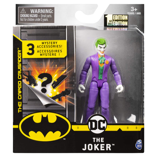 DC Batman The Joker 4” Action Figure by Spin Master